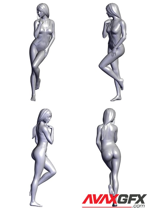 Sexy body girl – 3D Printable STL