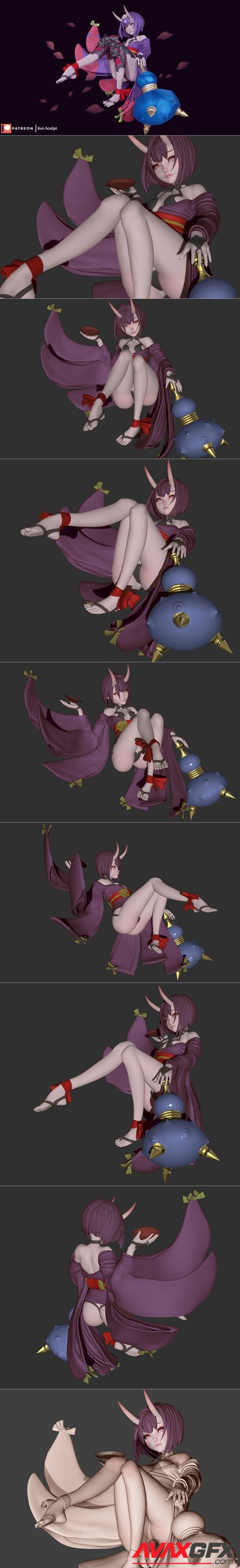 Shuten Douji – 3D Printable STL