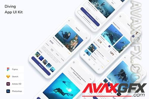 Diving App UI Kit UFJE5FX