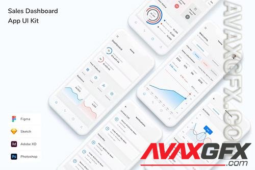 Sales Dashboard App UI Kit 6HWAZZY