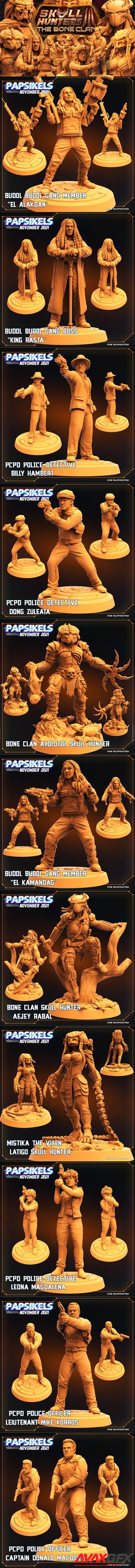 Skull Hunters 3 The Bone Clan - November 2021 – 3D Printable STL