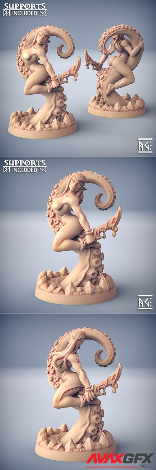 Zixrya - Beauty of the Depths – 3D Printable STL