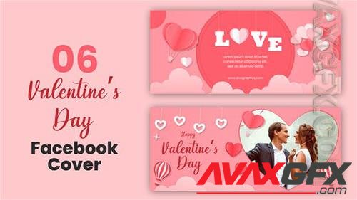 Valentine Day Facebook Cover Pack 35412617 (VideoHive)