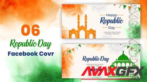 Indian Republic Day Facebook Cover Pack 35412621 (VideoHive)