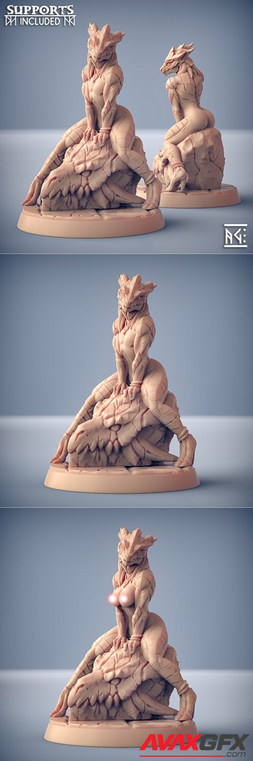 The Lusty Draconian Maid – 3D Printable STL