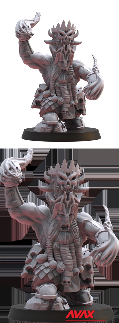 Magmhorin Sorcerer – 3D Printable STL