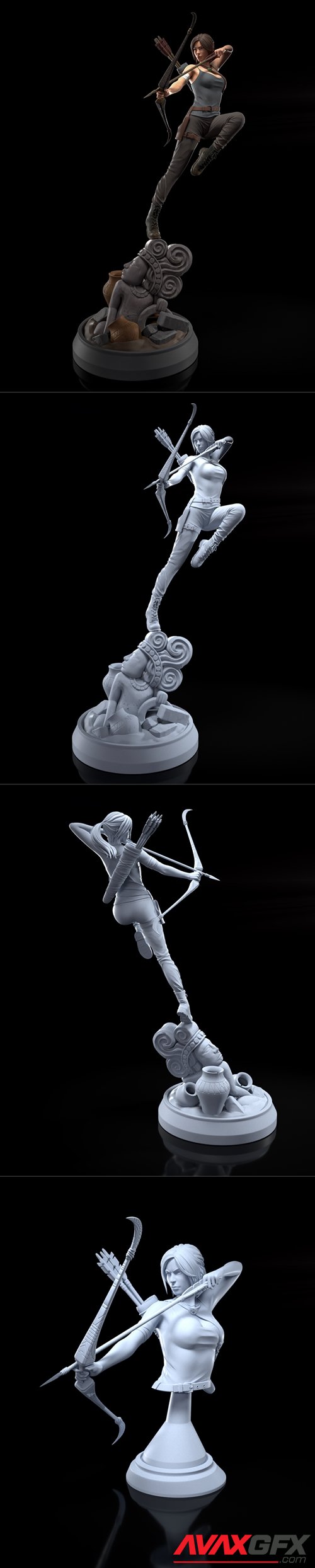 Lara Croft – 3D Printable STL