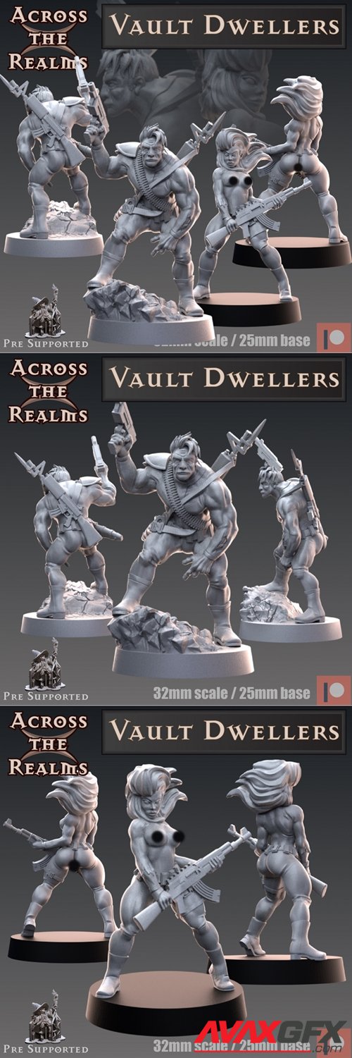Vault Dwellers – 3D Printable STL