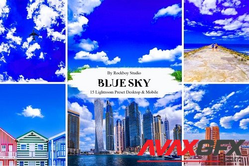 15 Blue Sky Lightroom Presets