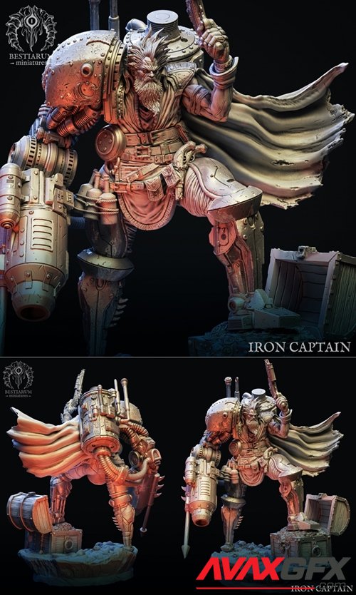 Iron Captain – 3D Printable STL