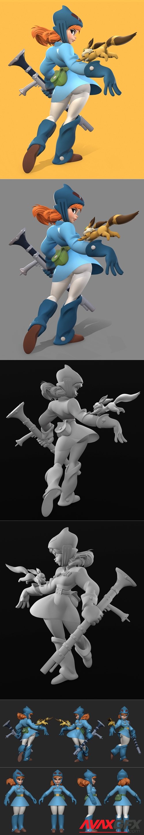 Nausicaa – 3D Printable STL