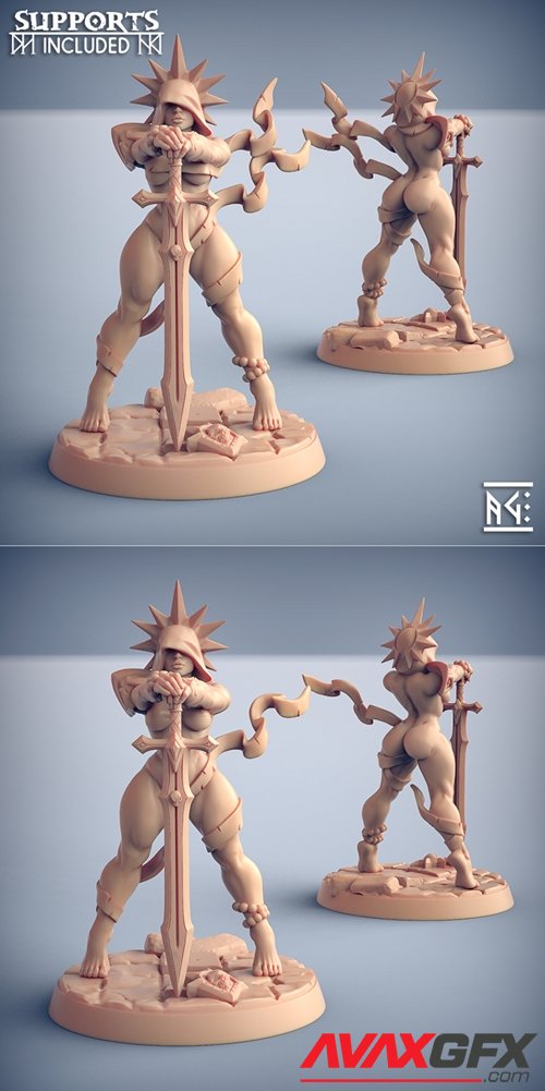 Solaria the Saint – 3D Printable STL