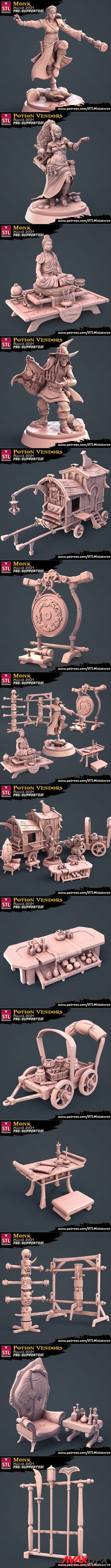 STL Miniatures - March 2021 – 3D Printable STL