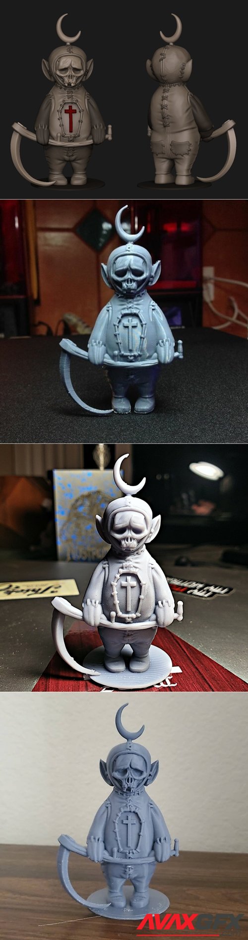 Evil Teletubby – 3D Printable STL