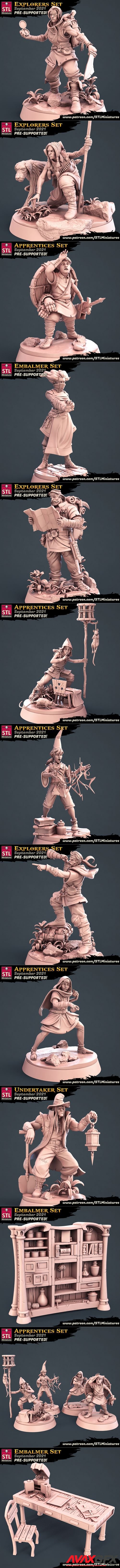 STL Miniatures - September 2021 – 3D Printable STL