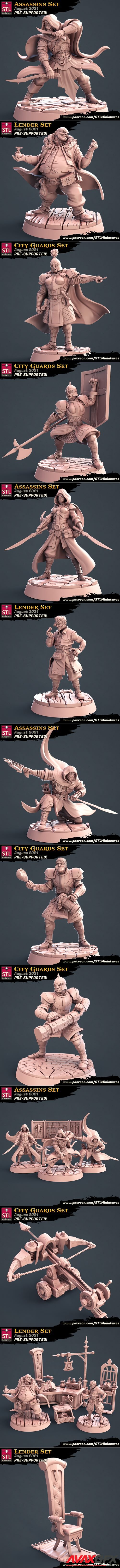 STL Miniatures - August  2021 – 3D Printable STL