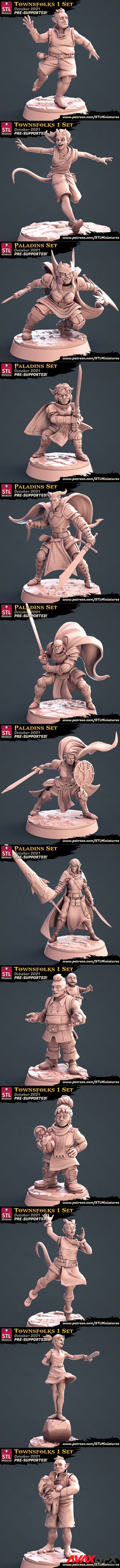 STL Miniatures - October 2021 – 3D Printable STL