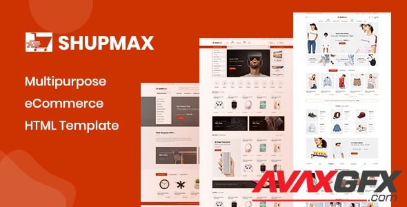 ThemeForest - Shupmax v1.0 - Multipurpose eCommerce HTML Template - 27578415