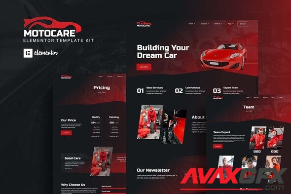 ThemeForest - Motocare v1.0.0 - Automotive Elementor Template Kit - 35404861