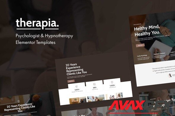 ThemeForest - Therapia v1.0.5 - Psychologist & Hypnotherapy Elementor Templates - 26408801