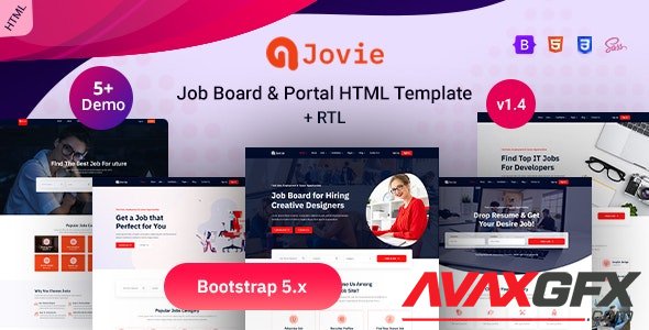 ThemeForest - Jovie v1.4 - Job Board & Portal HTML Template - 26677255