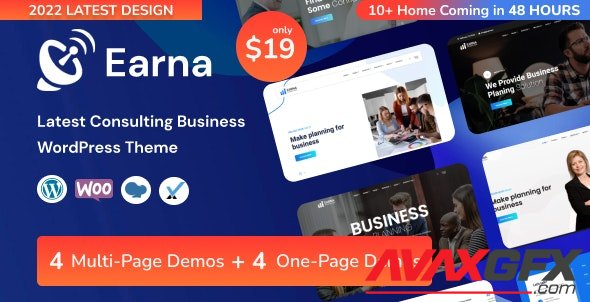 ThemeForest - Earna v1.0 - Consulting Business WordPress Theme - 35198701