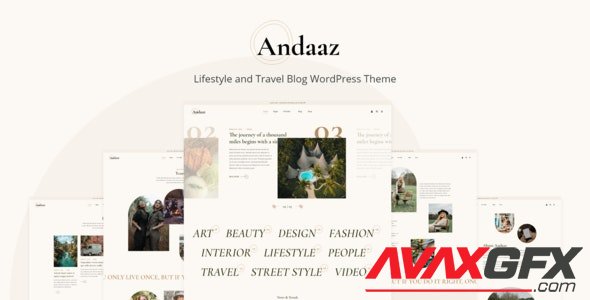 ThemeForest - Andaaz v1.0.1 - Lifestyle and Travel Blog WordPress Theme - 33260150