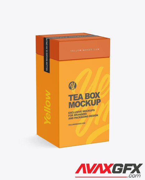 Square Tea Box Mockup 89116