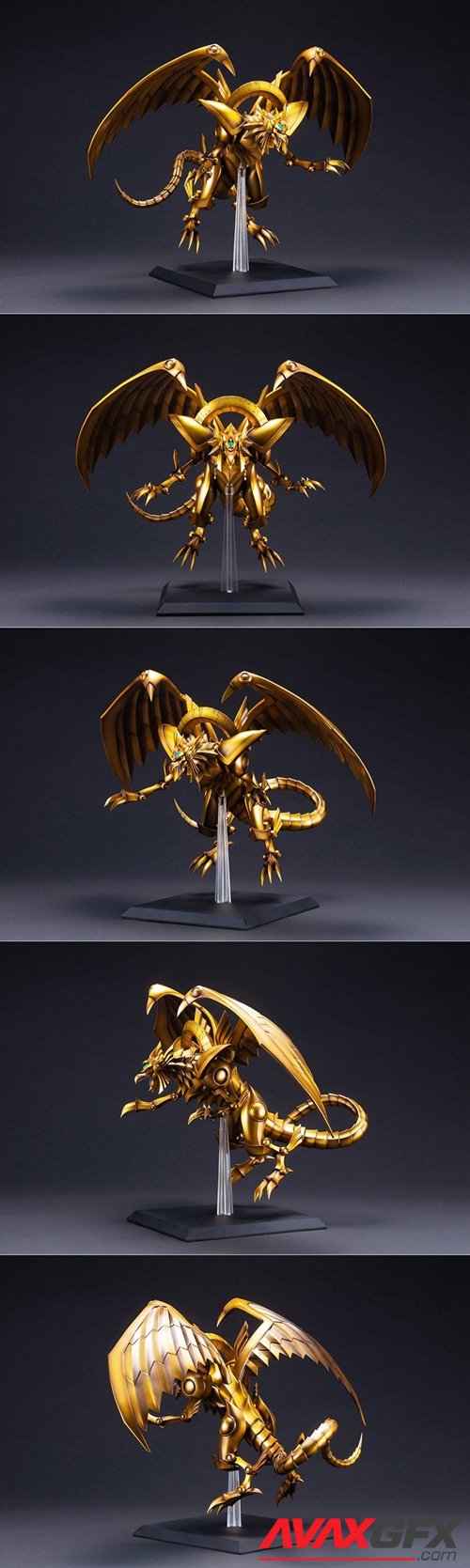 The Winged Dragon Of Ra (Yugioh) – 3D Printable STL