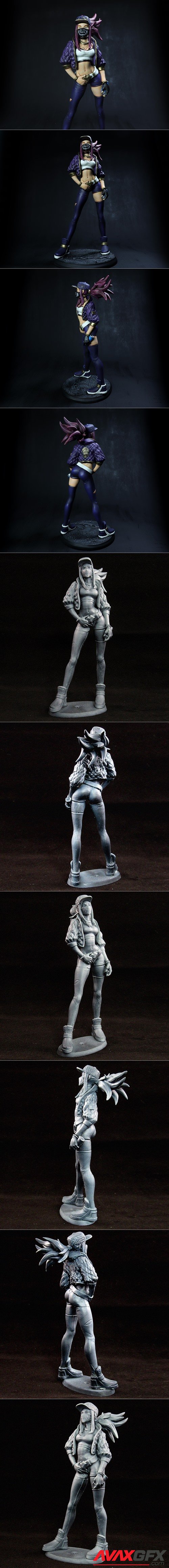 KDA Akali – 3D Printable STL