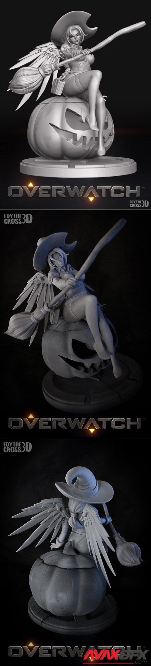 Witch Mercy – 3D Printable STL