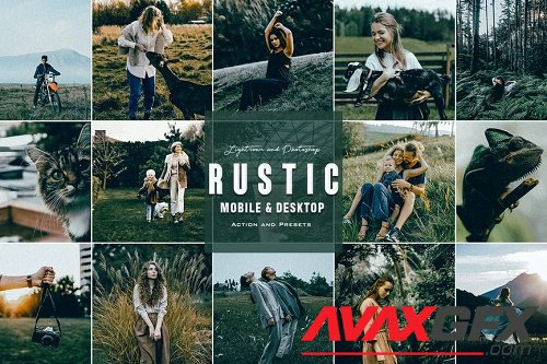 Rustic - Photoshop Actions & Lightroom Presets