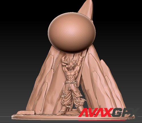 Goku Lamp – 3D Printable STL