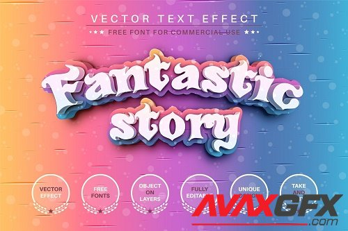 Fantastic Story Editable Text Effect - 6817510