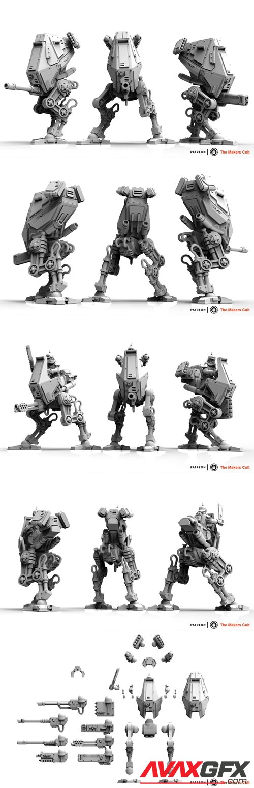 Valour Korps - Walker Builder – 3D Printable STL