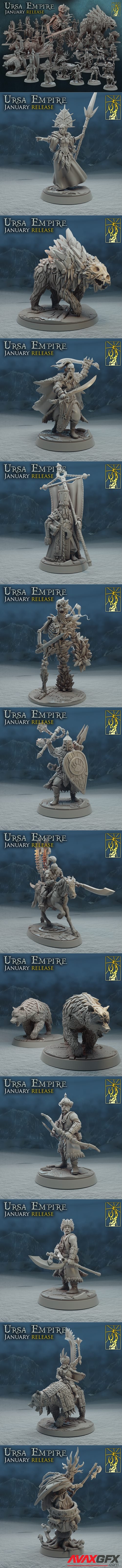 Ursa Empire January 2022 Release – 3D Printable STL