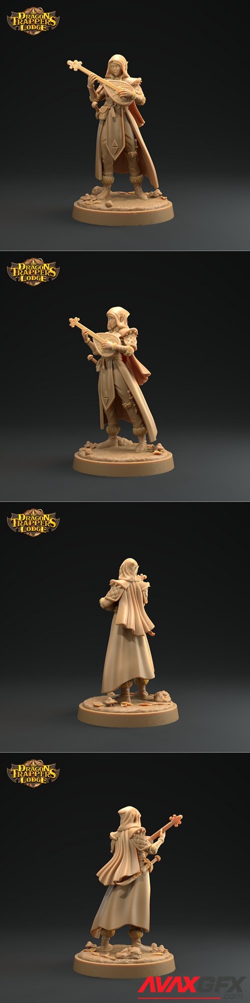 Elf Bard – 3D Printable STL