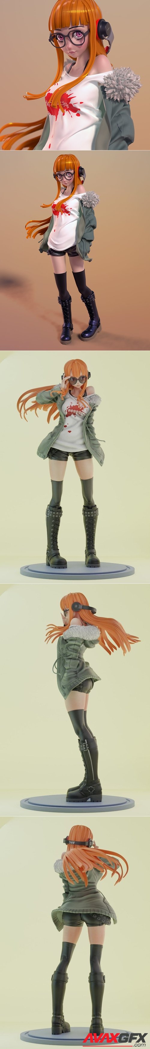 Futaba Sakura - Persona 5 – 3D Printable STL