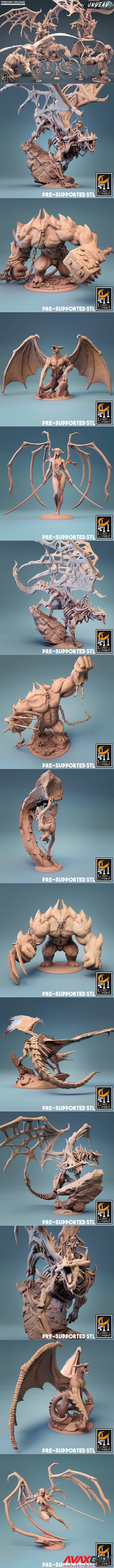 Lord of the Print - Undead Februray 2021 – 3D Printable STL