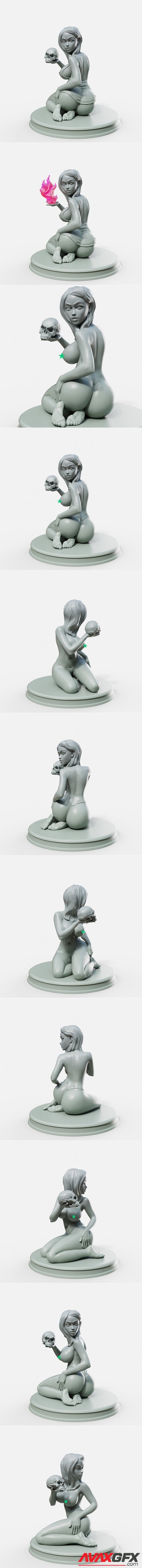 Briella - Pinup Girl – 3D Printable STL