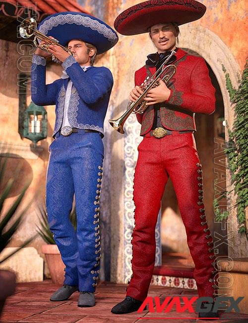 Mariachi Male Outfit Textures