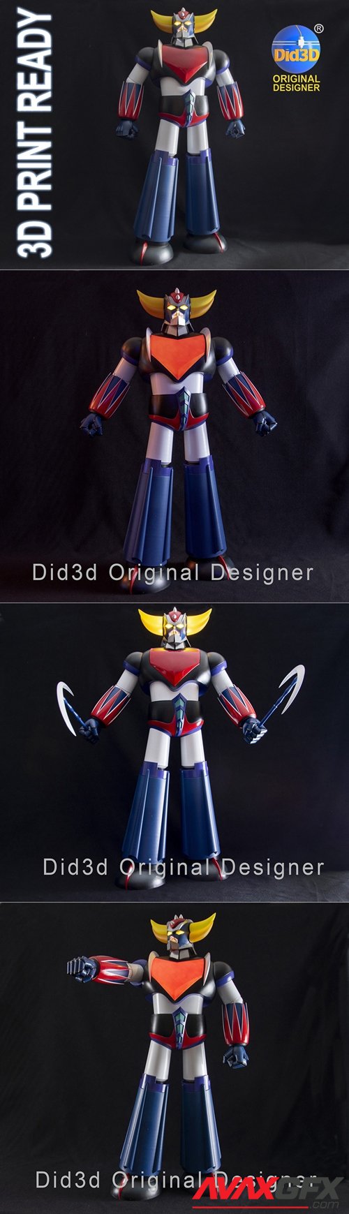 GRENDIZER Goldorak HQ – 3D Printable STL