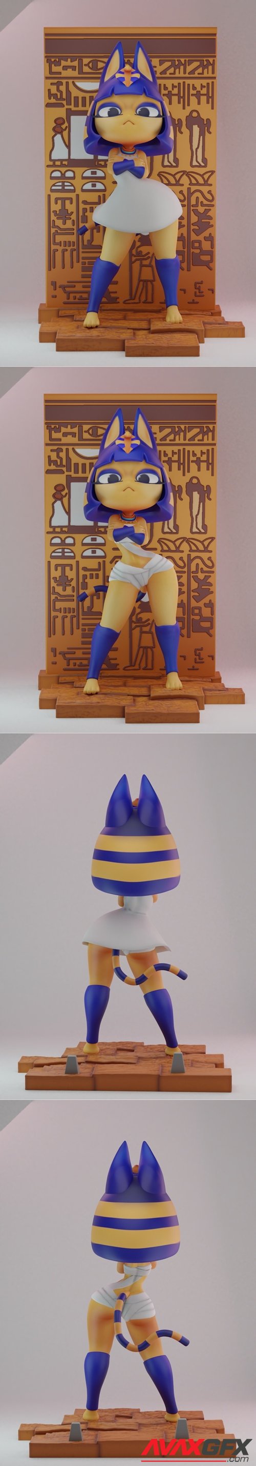 Ankha Animal crossing – 3D Printable STL