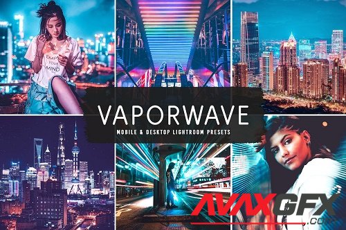 Vaporwave Pro Lightroom Presets - 6837041