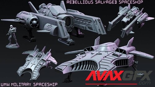 The Rebels Strike Back - Space Ships – 3D Printable STL