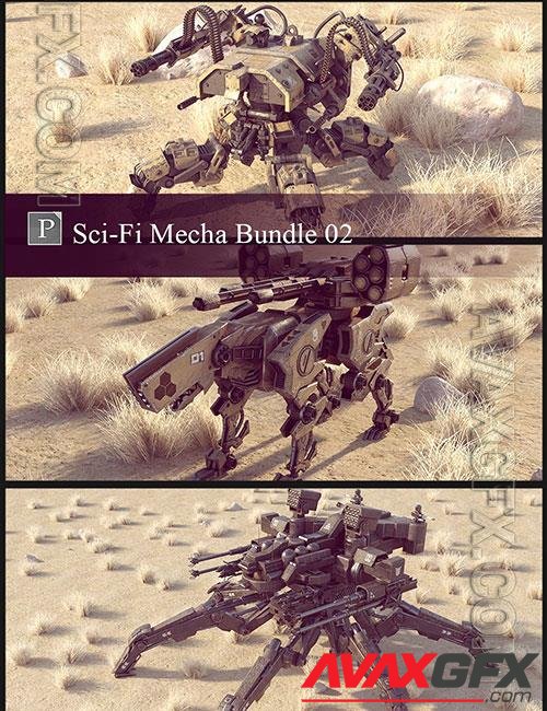 Sci-Fi Mecha Bundle 02