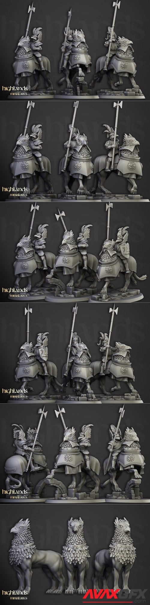 Knights of the Rising Sun - Highlands Miniatures – 3D Printable STL