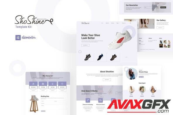 ThemeForest - Shoshine v1.0.1 - Cleaning Service Elementor Template Kit - 35462571