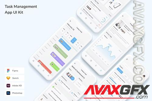 Task Management App UI Kit A52FB6Y