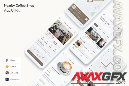 Nearby Coffee Shop App UI Kit 4P7ZQJF